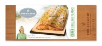 FIRE & FLAVOR Gourmet Grilling Planks, Cedar, 2-Count Packages (Pack of 3)