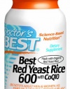 Doctor's Best Best Red Yeast Rice 600mg with Coq10, 120-Count