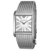 Emporio Armani Women's AR2015 Slim Mother-of-Pearl Dial Mesh Bracelet Watch