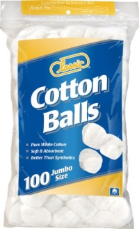 Classic Cotton Balls Jumbo Size, 100 Count