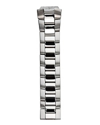 This interchangeable bracelet strap is a modern finish to a Philip Stein watch head.