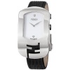 Fendi Large Chameleon White Dial Black Leather Strap Diamond Watch F300034011D1