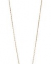 T Tahari Rose Gold and Crystal Tear Drop Pendant Necklace