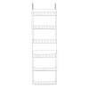 Storage Dynamics 5-Foot Vinyl Covered Steel Over door Storage Basket Rack