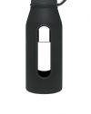 Takeya Classic Glass Water Bottle with Silicone Sleeve, Black, 16-1/2-Ounce