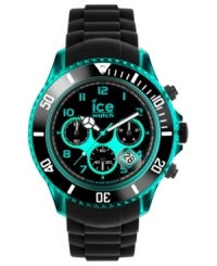 Come alive in this energetic chronograph watch from the Ice-Chrono Electrik collection by Ice-Watch.