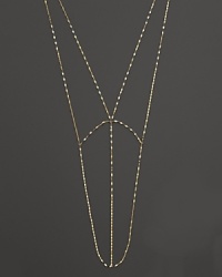 Long and luxe, Lana's Gold Dust necklace glitters with your every move.