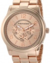 Vernier Women's VNR205 Round Rose-Tone Bracelet Quartz Watch