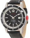 red line Men's RL-50013-11-BK Meter Automatic Black Dial Black Leather Watch