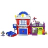 Playskool Super Hero Adventure Crime Fighter Headquarter With Spider-Man Green Goblin