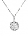 Effy Jewlery 14K White Gold Diamond Round Pendant, .25 TCW