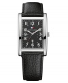 Lengthen your look with this north/south steel watch from Tommy Hilfiger.