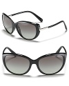 Prada Women's Timeless Conceptual Metal Cat Eye Sunglasses