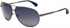 Marc by Marc Jacobs MMJ215/P/S Sunglasses - 0YOB Blue Dark Ruthenium (LO Azure Gradient Lens) - 63mm