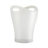 Umbra Garbino Polypropylene Waste Can, Translucent White