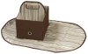 JJ Cole Collections Diaper Caddy, Cocoa Stripe