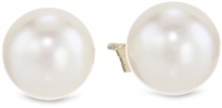 14k Yellow Gold Akoya Cultured Pearl Stud Earrings (6.5-7mm)