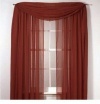 2 Piece Solid Brick Sheer Window Curtains/drape/panels/treatment 60w X 84l