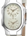 Philip Stein Women's 1-F-FSMOP-CPW Signature White Pashmina Pearl Leather Watch