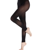 Step up your look with these must-have opaque leggings from Hanes. Pair them with your favorite sweater dress or slim skirt.