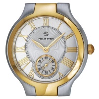 Philip Stein Signature Round 36mm Small Two Tone Ladies Watch 41TG-CWG