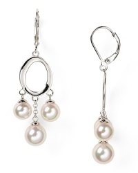 The light of the party: you, in these classically styled Majorica simulated pearl drop earrings - so fabulous and fuss-free.