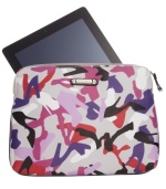 Give your gadget a step up in style with this shoe print dressed iPad sleeve from nine West. Outfitted with signature detailing and a well-padded interior, it slips effortlessly under your arm or in your favorite day bag.