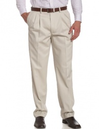 Savane Men's Pleated Wrinkle Free Twill