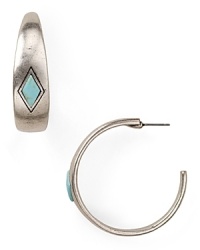 Lauren Ralph Lauren crafts the perfect Southwestern-inspired accent with this pair of drop earrings, accented by silver and turquoise beads.