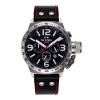 T.W. Steel Gents Stainless Steel Black Dial Men's Watch - TWS TW11