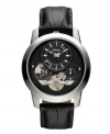 Fossil puts a twist on classic with this attractive Grant collection watch.