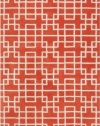 3'3 x 5'3 Rectangular Surya Area Rug G5072-3353 Poppy Red/Ivory Color Hand Tufted in India Goa Collection