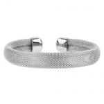 Inox Womens Mesh Stainless 316L Steel Bangle