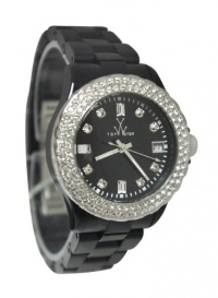 Toy Watch Plasteramic Black Crystal Ladies Watch PCS21BK