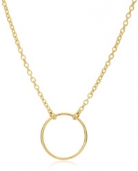 Dogeared Jewels and Gifts Karma 14k Gold-Plated Sterling Silver Necklace, 18