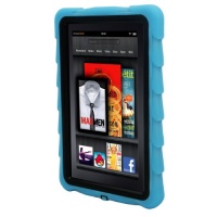 Gumdrop Cases Drop Tech Series Protective Case Cover for Kindle Fire, Blue - With Screen Protection (does not fit Kindle Fire HD)