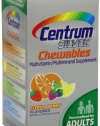 Centrum Silver Multivitamin/Multimineral Supplement Chewable Tablets for Adults 50+, Citrus Berry, 60-Count Bottles (Pack of 2)