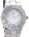 GUESS? Women's 95469L Silver-Tone Crystal Accented Watch