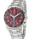 Victorinox Swiss Army Men's 241148 Classic Chronograph Red Dial Watch