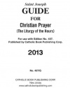 Saint Joseph Guide for Christian Prayer: The Liturgy of the Hours