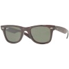 Ray-Ban RB2132 New Wayfarer Icons Polarized Racewear Sunglasses/Eyewear - Tortoise/Crystal Green / Size 55mm