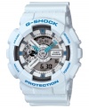 A shock to the system. This bold analog-digital watch from G-Shock livens up your look.