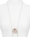 House of Harlow 1960's retro-meets-right now aesthetic sums up this statement-making medallion necklace.