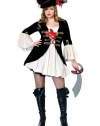 Leg Avenue Women's Captain Swashbuckler Includes Coatdress With Sleeves And Skirt