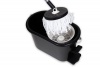 MopAway Dry/Wet Microfiber Super Absorbent Floor Mop with Bucket, Black