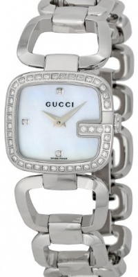 GUCCI Women's YA125506 G GUCCI White Dial Watch