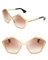 Be a star and burn brightest in these stellar Miu Miu sunnies that put the sun to shame.