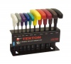 TEKTON 2547 T-Handle Hex Key Wrench Set, Metric, 10-Piece