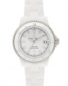 Toy Watch Quartz, White Dial with White Plasteramic Mini Bracelet - Women's Watch FLS08WH