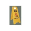 Winco Yellow 25 x 12 Caution Sign